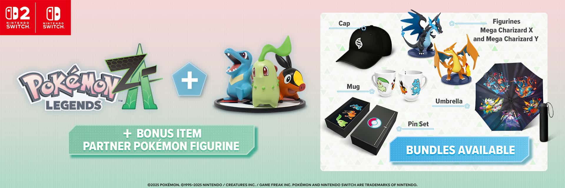 Pokémon Legends: Z-A and Pokémon Legends: Z-A – Nintendo Switch 2 Edition